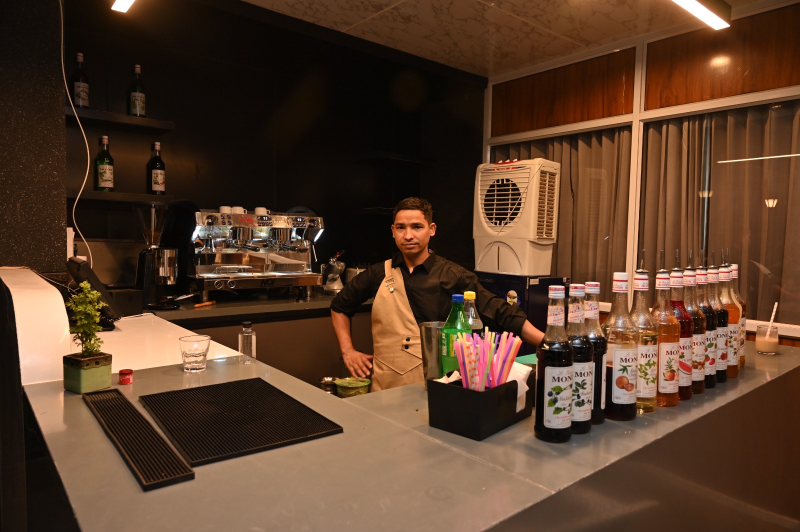 The bar at work