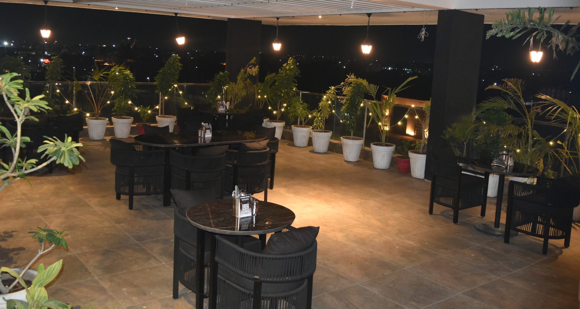 The room at dusk